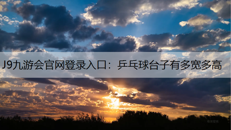 乒乓球台子有多宽多高