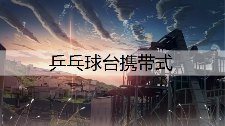 乒乓球台携带式