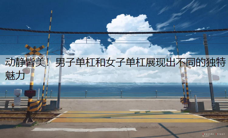 动静皆美！男子单杠和女子单杠展现出不同的独特魅力